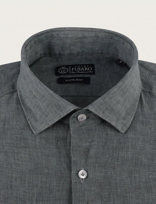 Camicia in puro lino_Luigi Fusaro