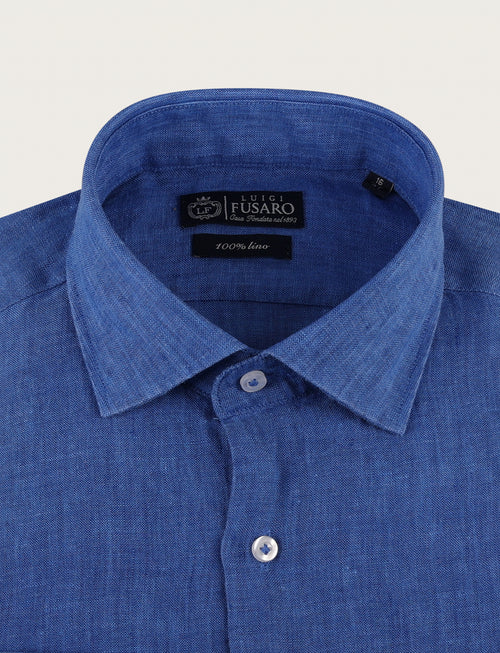 Camicia in puro lino luigi fusaro