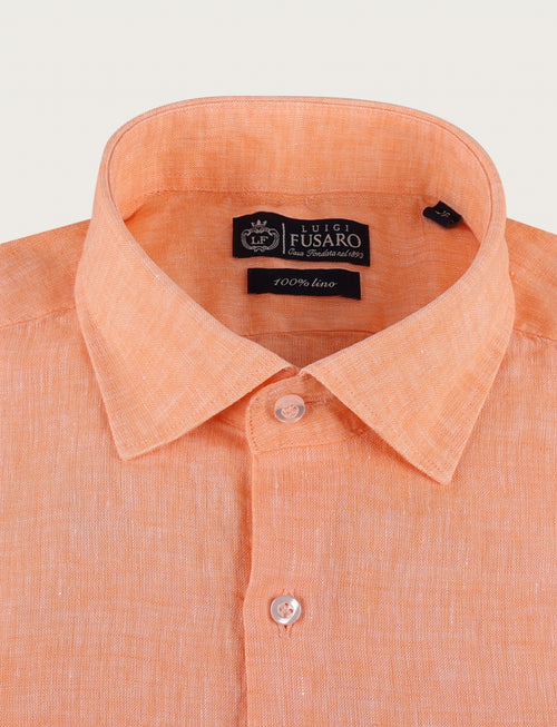 Camicia in puro lino_Luigi Fusaro