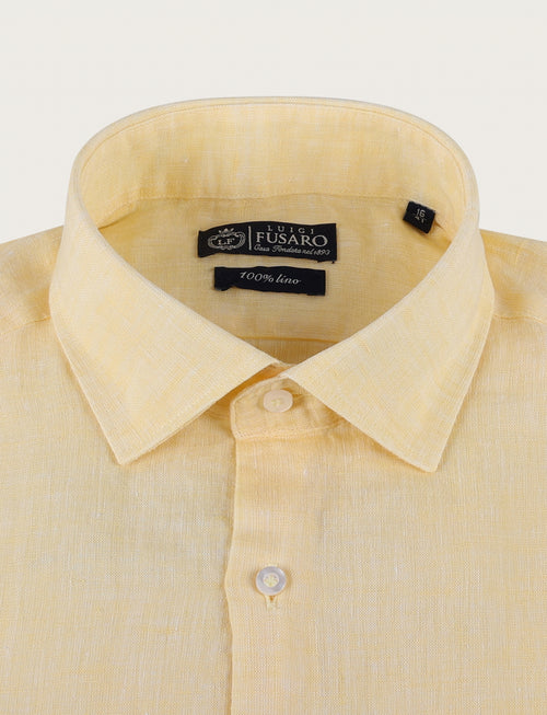 Camicia in puro lino_Luigi Fusaro