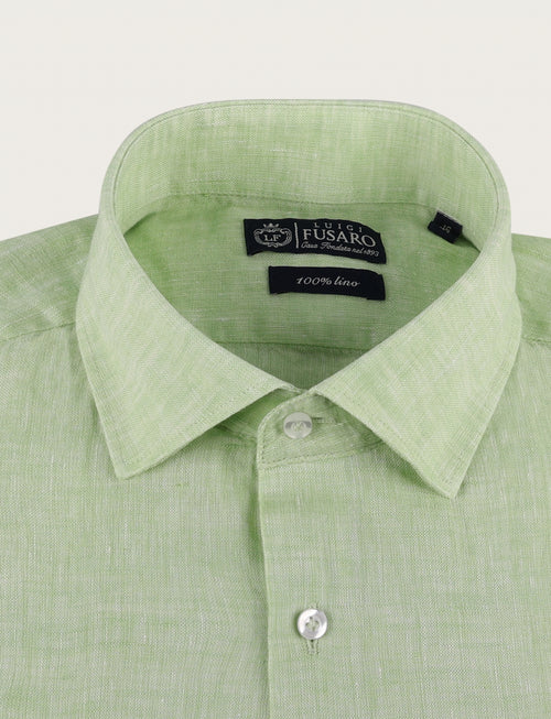 Camicia in puro lino_Luigi Fusaro
