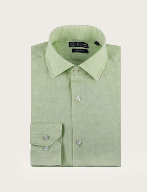 Camicia in puro lino_Luigi Fusaro