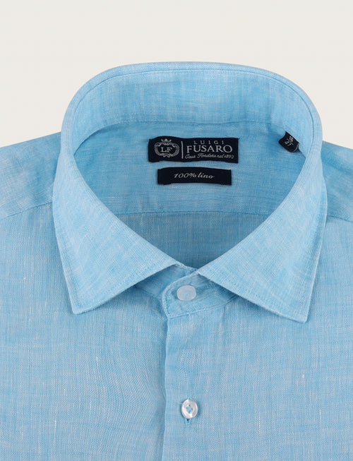 Camicia in puro lino_Luigi Fusaro