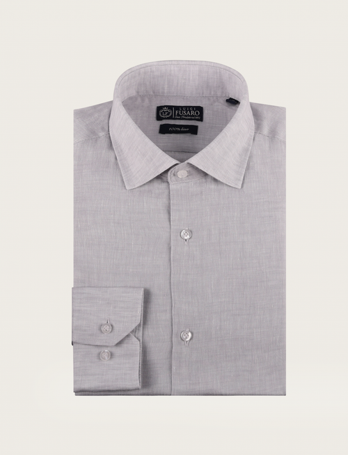 Camicia in puro lino_Luigi Fusaro