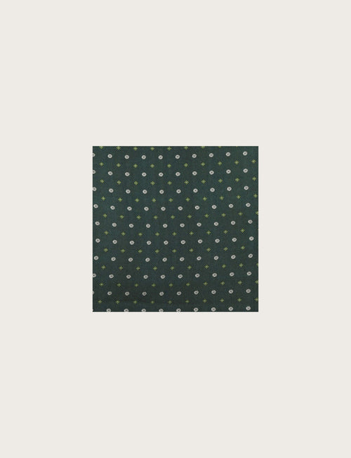 Pochette in seta disegno geometrico luigi fusaro