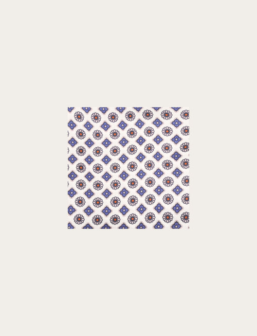 Pochette in seta fantasia geometrica moderna luigi fusaro