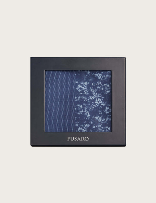 Foulard in seta multi fantasia quattro lati luigi fusaro