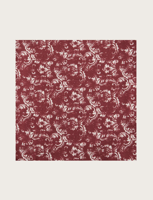 Foulard in seta multi fantasia quattro lati luigi fusaro