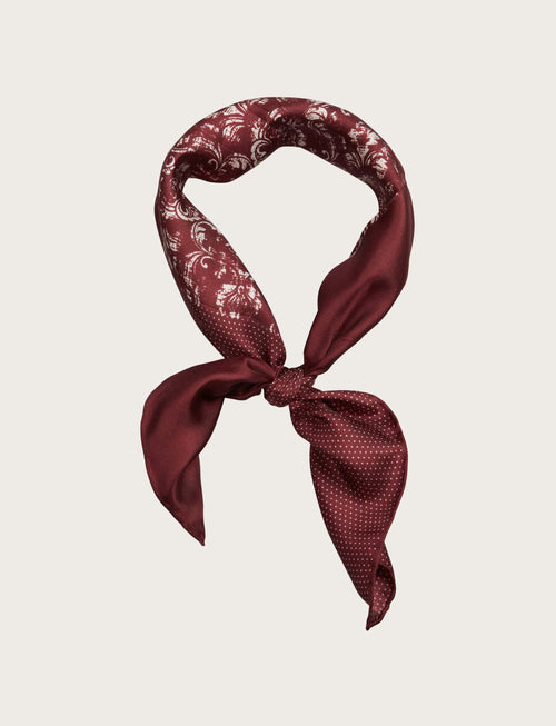 Foulard in seta multi fantasia quattro lati luigi fusaro