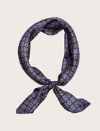 Foulard in seta fantasia geometrica moderna luigi fusaro