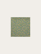 Pochette in seta verde fantasia cachemire luigi fusaro