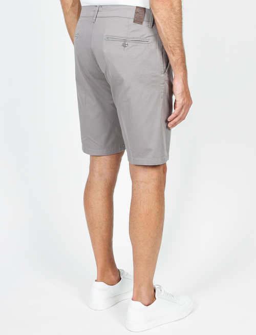 Bermuda in cotone twill |Colore:Grigio