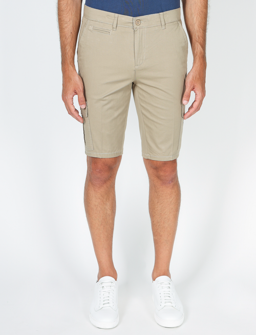 Bermuda con tasconi in twill luigi fusaro