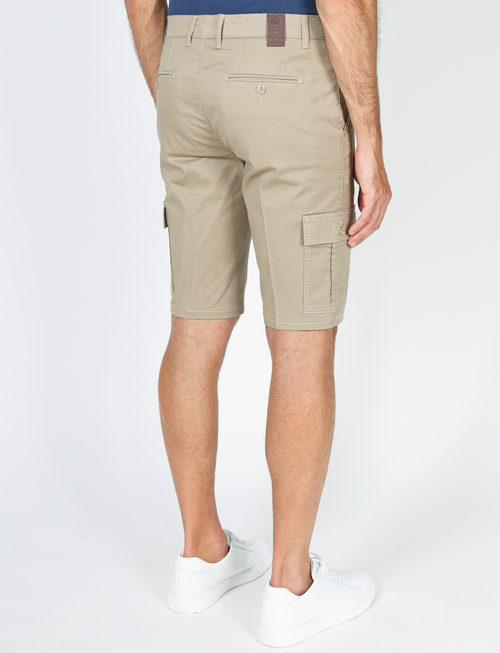 Bermuda con tasconi in twill luigi fusaro