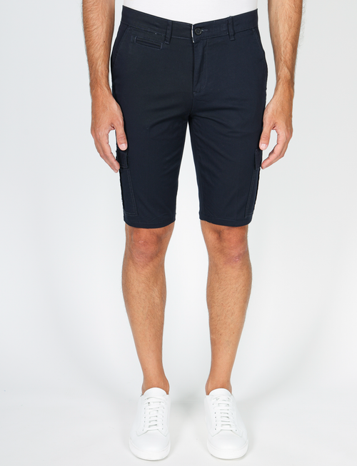 Bermuda con tasconi in twill luigi fusaro
