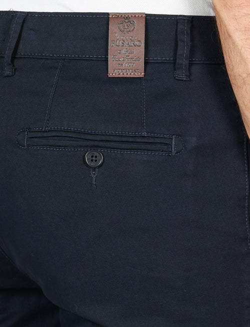 Bermuda con tasconi in twill luigi fusaro