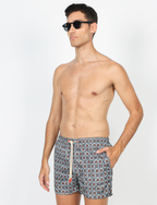Costume da bagno fantasia geometrica esagonale luigi fusaro