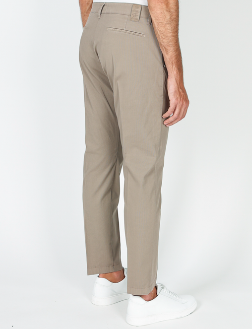 Pantaloni in cotone piqué|Colore:Fango