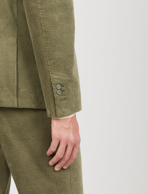 Giacca in velluto a coste |Colore:Verde militare