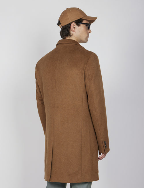 Cappotto classico in lana misto |Colore:Cammello