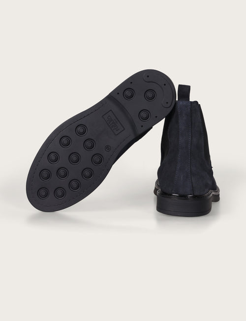 Stivaletto in camoscio modello Chelsea|Colore:Blu