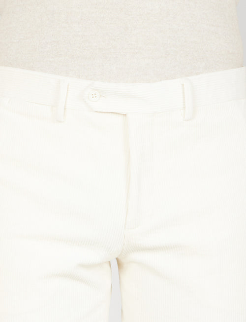 Pantaloni in velluto a coste |Colore:Panna