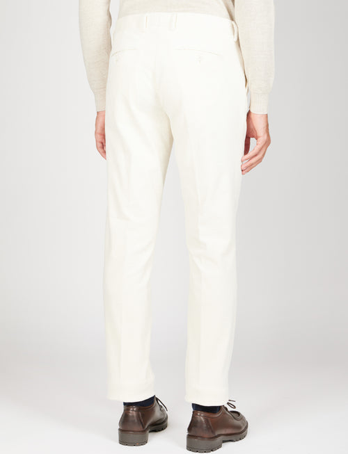Pantaloni in velluto a coste |Colore:Panna