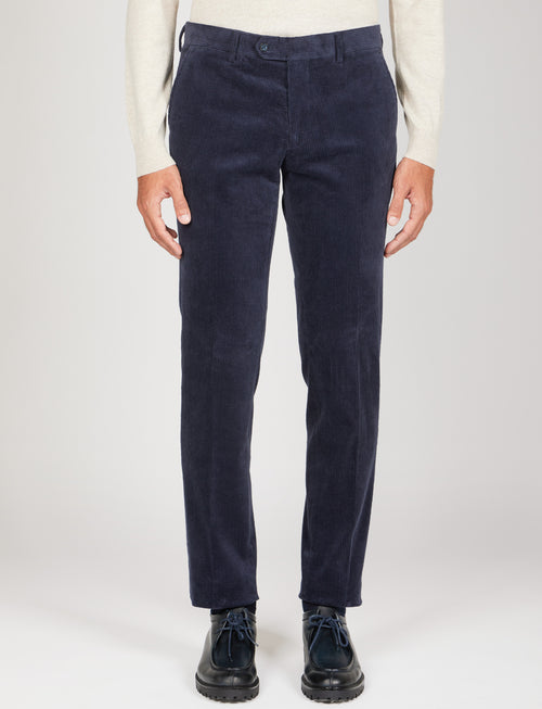 Pantaloni in velluto a coste |Colore:Blu