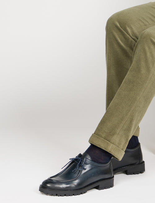 Pantaloni in velluto a coste |Colore:Verde militare