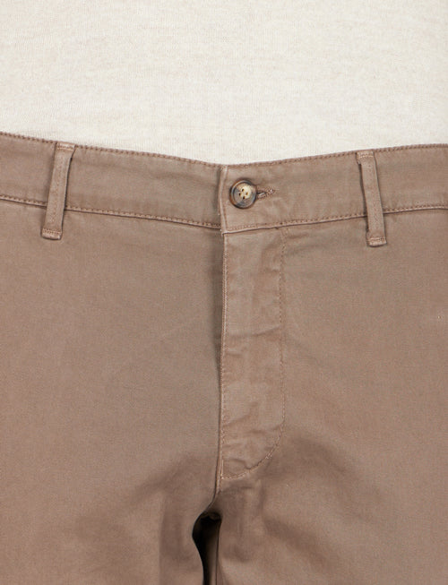 Pantaloni in twill di cotone |Colore:Fango