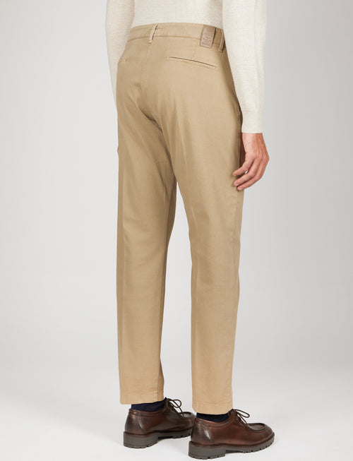 Pantaloni in twill di cotone |Colore:Beige