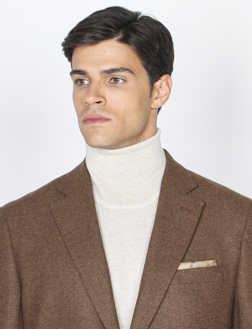 Giacca in lana dobby melange |Colore:Coccio
