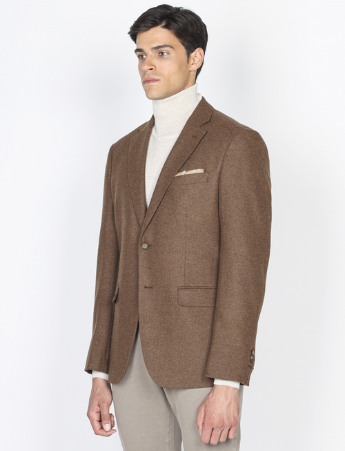 Giacca in lana dobby melange |Colore:Coccio