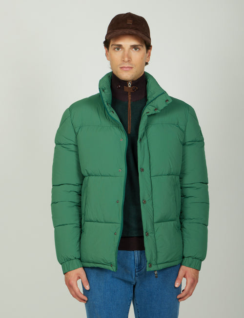 Giubbino trapuntato in nylon |Colore:Verde