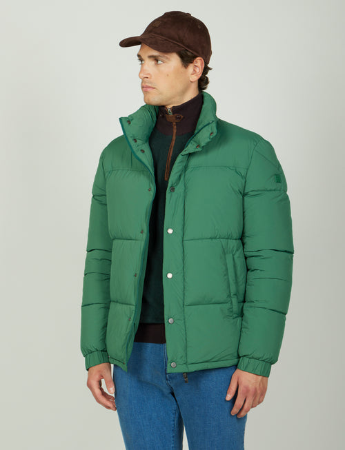 Giubbino trapuntato in nylon |Colore:Verde