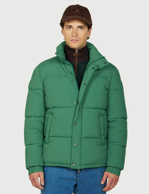Giubbino trapuntato in nylon |Colore:Verde