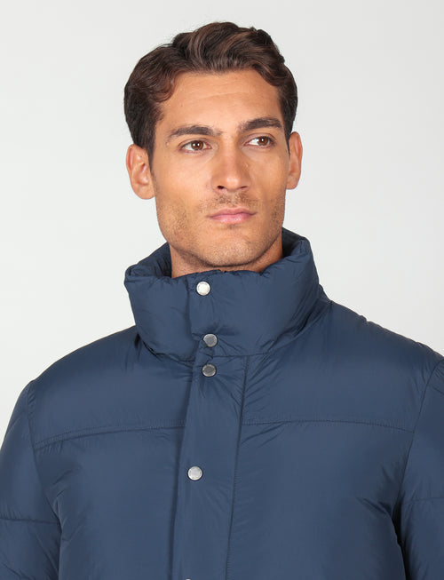 Giubbino trapuntato in nylon |Colore:Blu