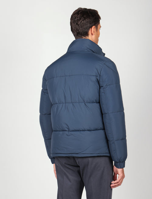 Giubbino trapuntato in nylon |Colore:Blu