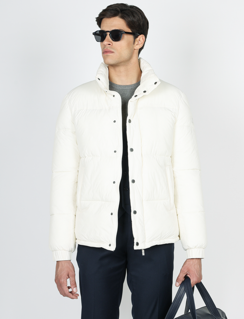 Giubbino trapuntato in nylon |Colore:Panna