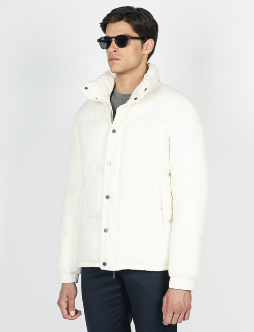 Giubbino trapuntato in nylon |Colore:Panna