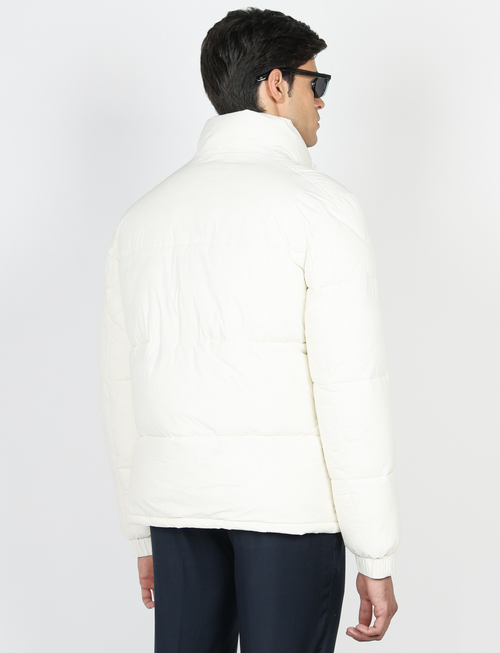Giubbino trapuntato in nylon |Colore:Panna