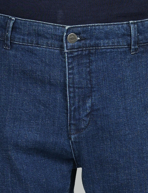 Jeans in denim di cotone |Colore:Lavaggio scuro