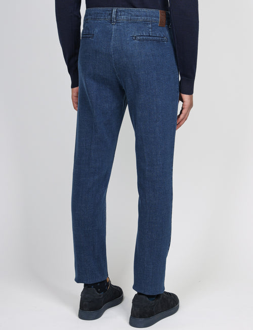 Jeans in denim di cotone |Colore:Lavaggio scuro