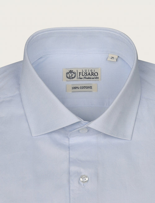 Camicia oxford in puro cotone |Colore:Celeste