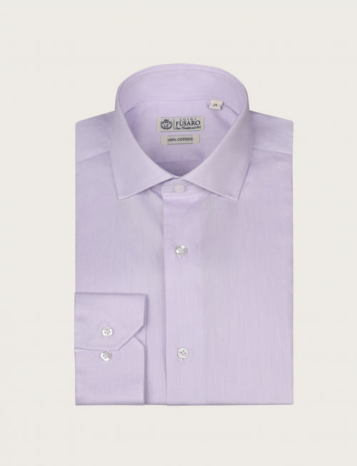 Camicia in twill 100% cotone luigi fusaro