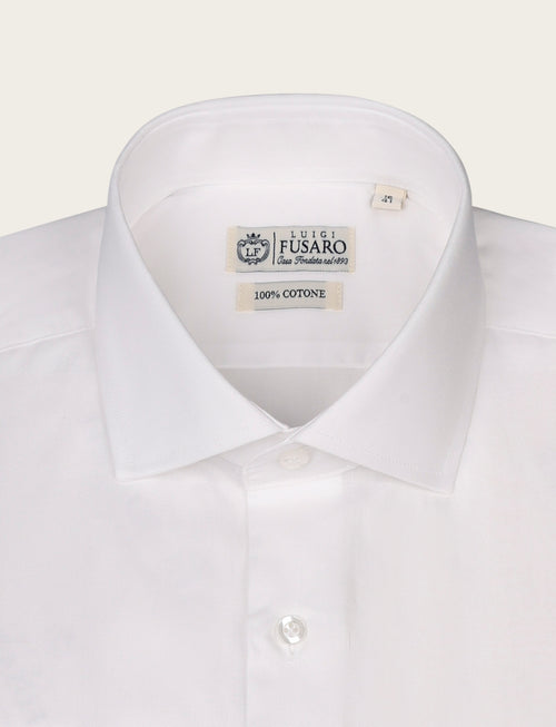 Camicia in twill 100% cotone luigi fusaro