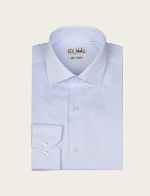 Camicia in twill 100% cotone luigi fusaro