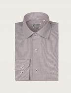 Camicia in cotone a righino fine luigi fusaro