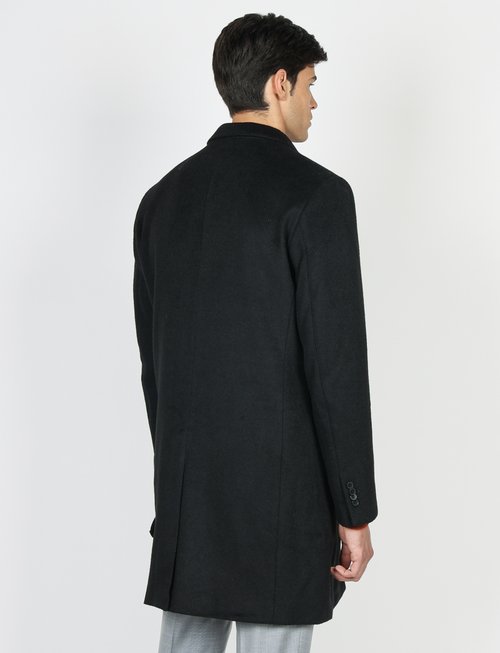 Cappotto classico in lana misto |Colore:Nero