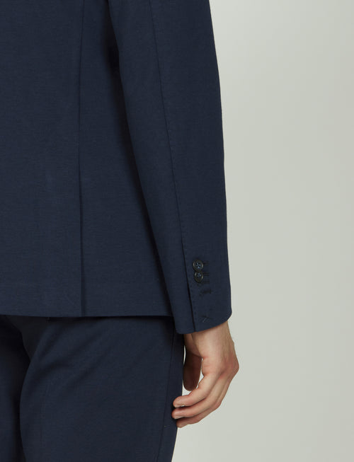 Abito in maglia tinta unita |Colore:Blu
